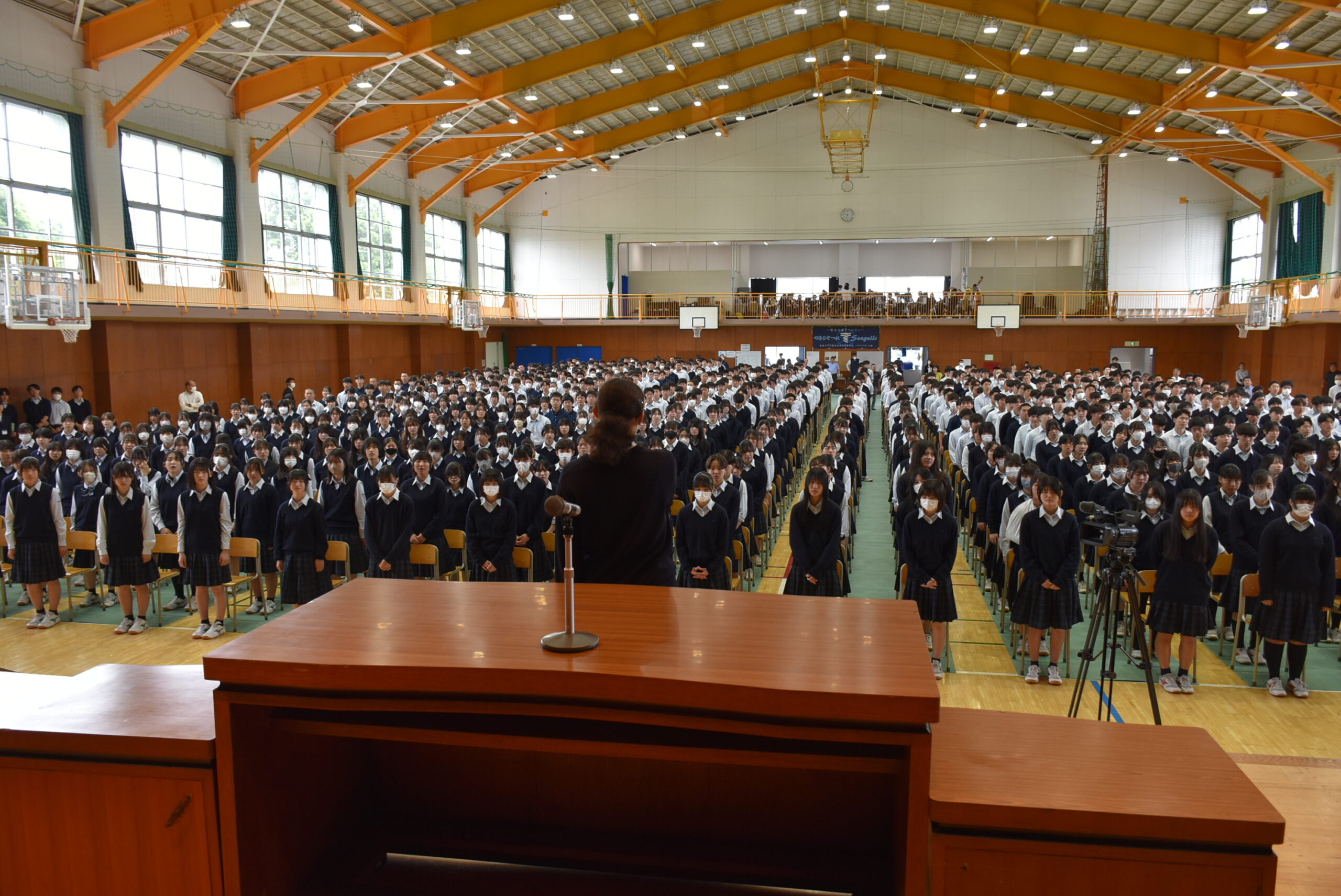 6月の全校集会を実施しました | 新着情報 | 東海大学付属市原望洋高等学校